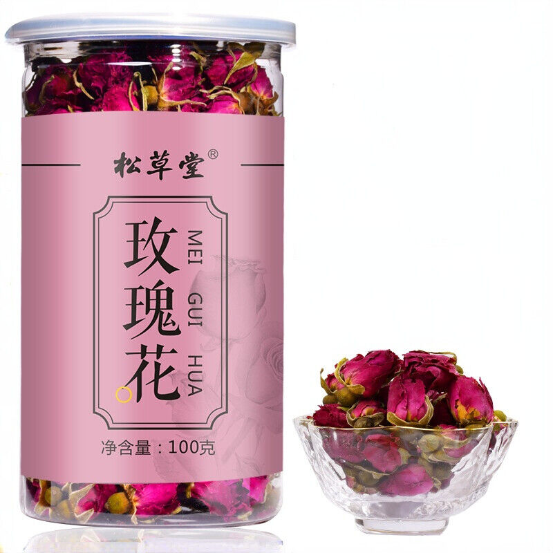 Rose Tea Organic Healthy Herbal Flower Tea Canned Ping Yin Mei Gui Cha Tea 100g