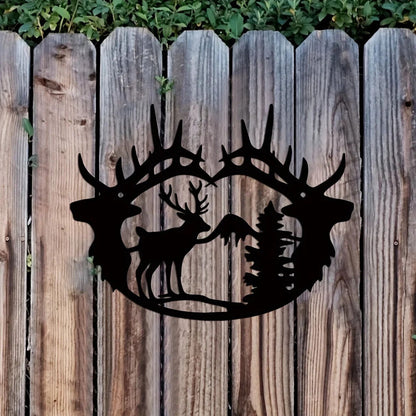 Deer Theme Decor Wall Art Decorations, Modern Wall Decor,Bedroom Decor Sticker