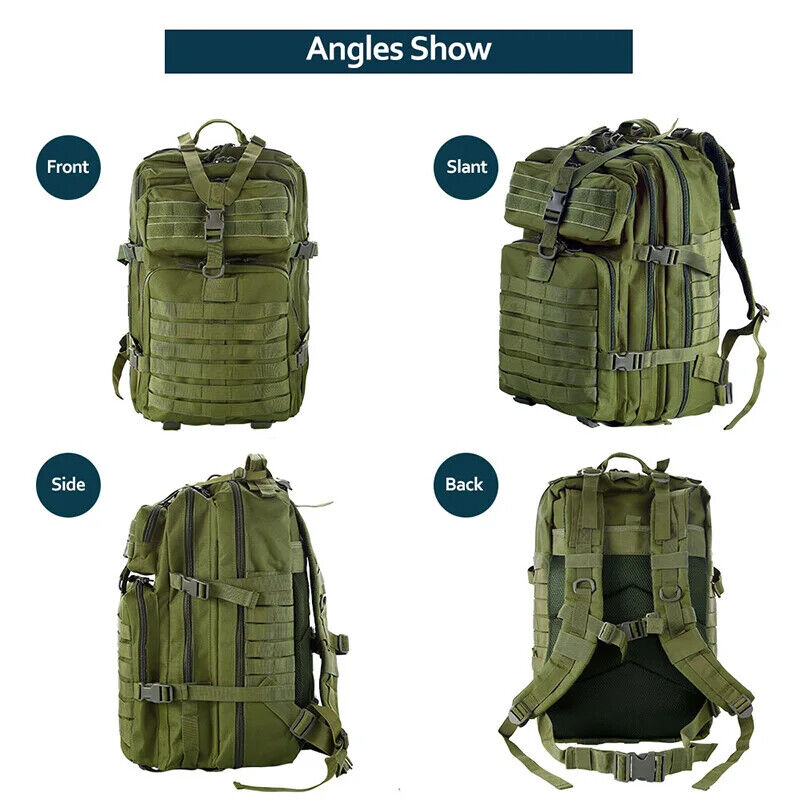Tactical Hiking Backpacks Travel Bag Outdoor Rucksacks Camping Fishing Bags