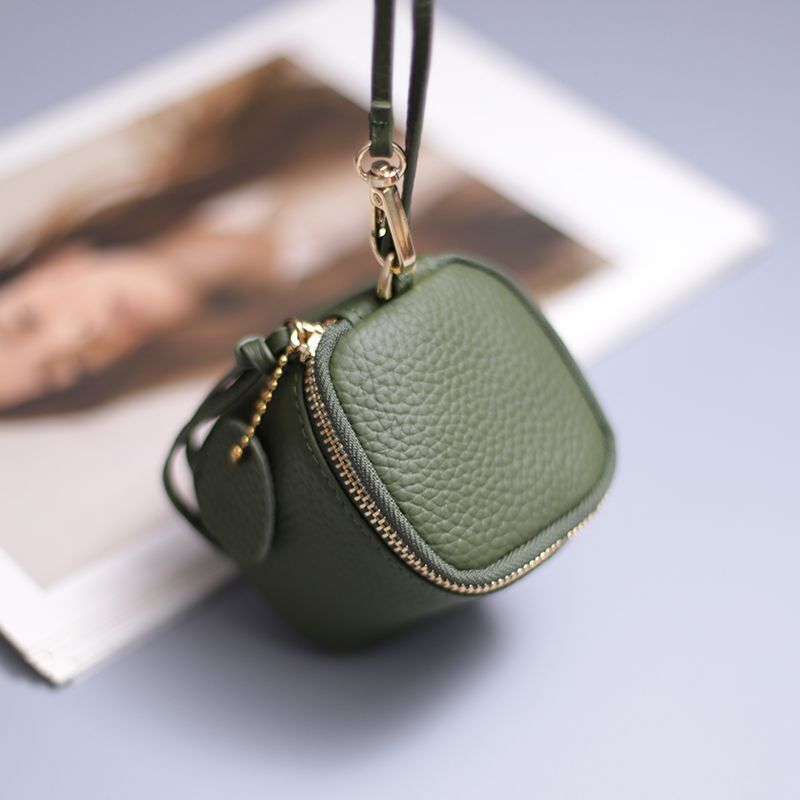 Genuine Leather Cosmetic Bag Cosmetic Case Makeup Clutch Toiletry Cosmetic Pouch