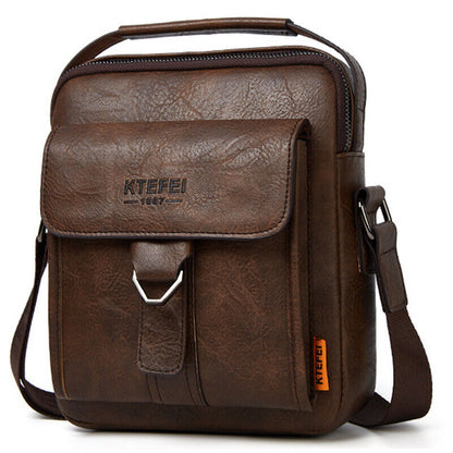 Men's Business Faux Leather Shoulder/Messenger Bag 8" Handbag Outdoor Sport Bag