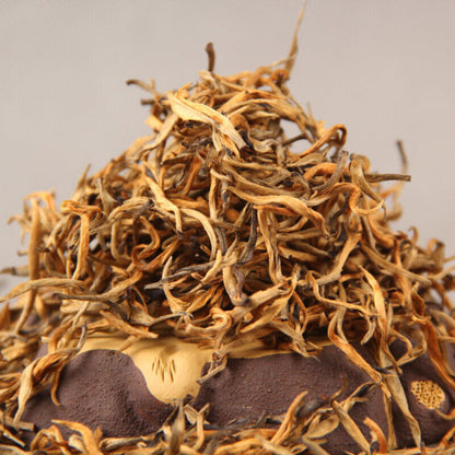 TOP Premium Yunnan Spring Tea Wire Dian Hong TeaRed Single Bud Organic Black Tea