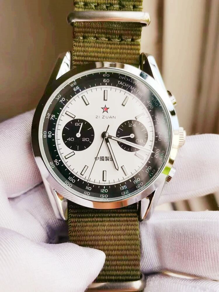 New Tough Guy Style Chronograph Personality 5-Pin Display Retro Sports Men Watch