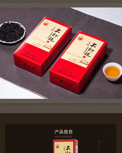 Chinese tea【海堤茶叶 大红袍 100g/罐】DaHongPao Onlong Tea 岩茶XT829三印大红袍 口粮茶 精选优质原料 轻火候工艺