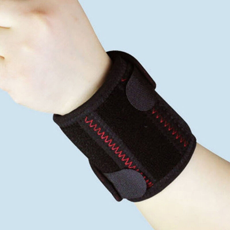 Adjustable Sport Wristband Protector Wrist Brace Wrap Support Gym Tennis Strap