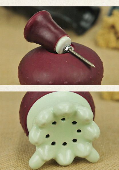Head Therapy Moxibustion Apparatus Portable moxa Household Ceramic Pot Massage艾灸