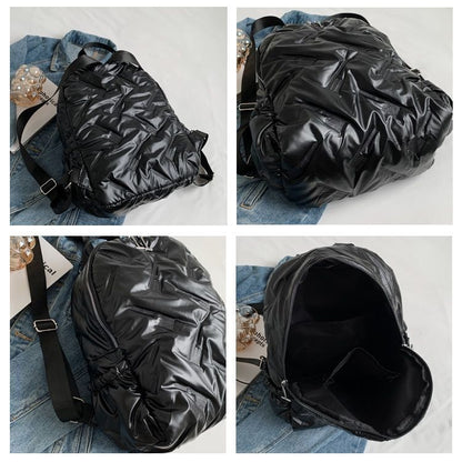 Space Down Backpack Women Minimalist Backpacks Traveling Back Bags 27*35*12 CM