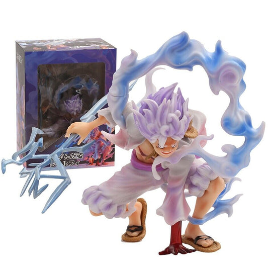 One Piece Gear 5 Sun God Nika Luffy PVC Action Figure Toy Statue Model Doll Gift