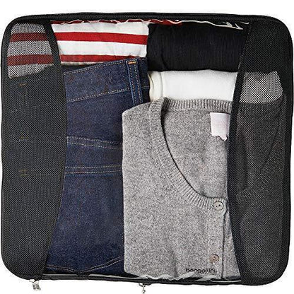 Baggallini Unisex Adult Luggage Only Extra Large Compression One Size, Black