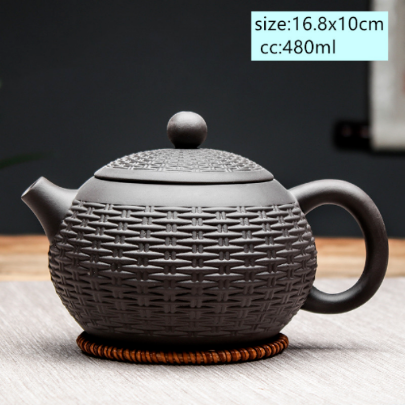 Kettle Handmade Tea Set Chinese Yixing Tea Pot Purple Clay Xishi Filter Teapot