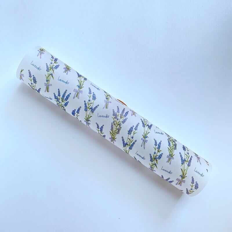 Homemade Soap Packing Paper 100 Sheet Lavender Translucent DIY Wrapper 14.5x21cm