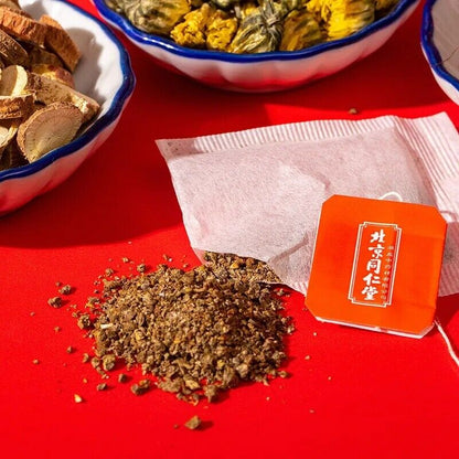 120g Cassia Chrysanthemum Tea Poria Dandelion Health Tea同仁堂茯苓蒲公英茶菊花菊苣养生茶滋润肠胃改善便秘
