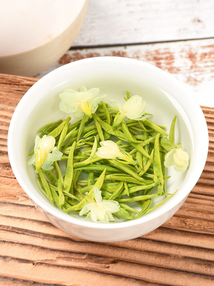 China Long Zhu Special Grade Jasmine Dragon Pearls Green Tea Loose Leaf 125g Tin