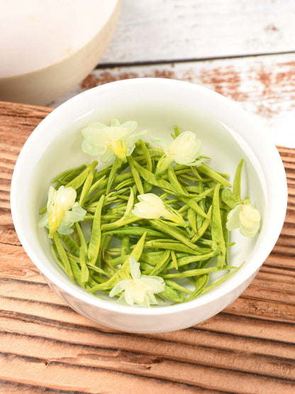 China Long Zhu Special Grade Jasmine Dragon Pearls Green Tea Loose Leaf 125g Tin