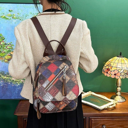 Leather Backpack Women Casual Small Ladies Travel Bag Backpack Teenage Girls