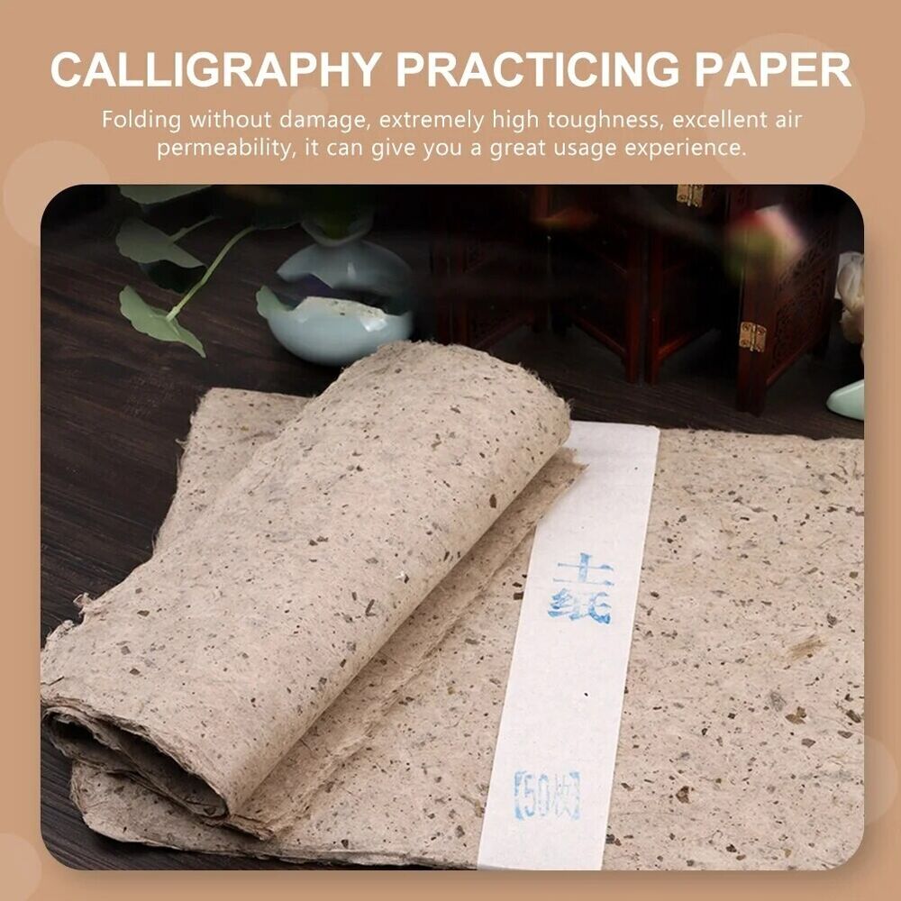 Calligraphy Writing 50Sheets Natural Fiber Mulberries Paper Scrapbooking 39x28cm