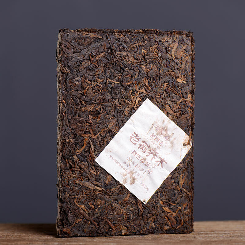 Haiwan Old Tree Tea 2013 Puer Tea "Lao Shu Qiao Mu" Pu-erh Ripe Pu Er Brick 250g