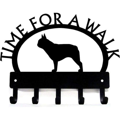 French Bulldog Key Rack Wall Mounted Hook Up Iron Wall Art Home Decor