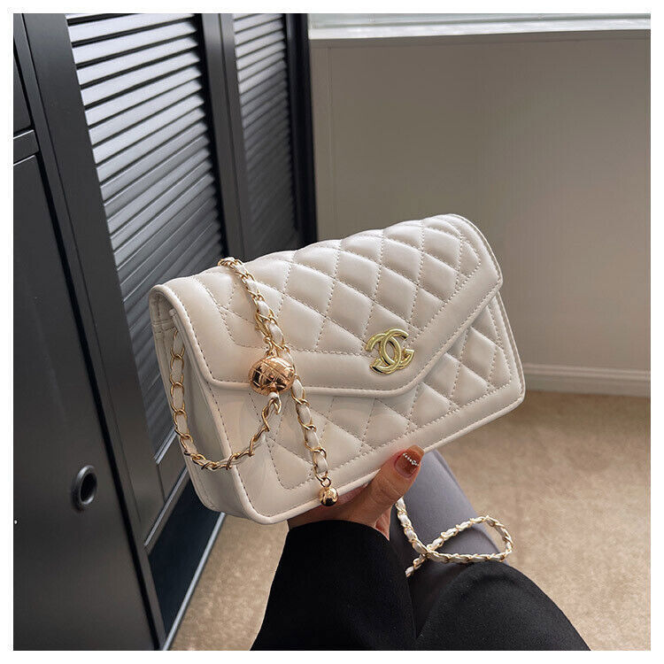Women's Bags Fashion One Shoulder Female Bag White/Black Handbag Fashionable Bag