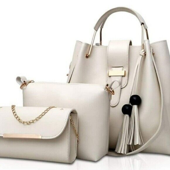 Handbags for Women Fashion Tote , Shoulder Bag Top Handle Satchel Purse Set 3Pc