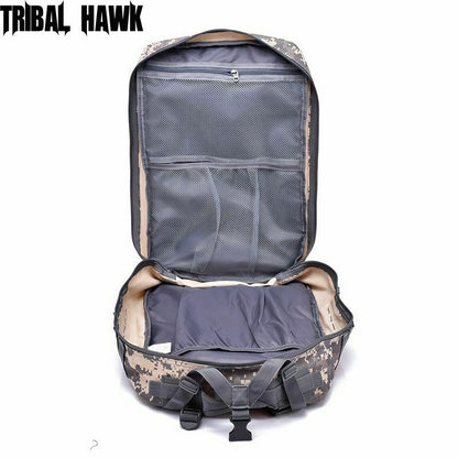 50L Tactical Bag Military Army Backpack Outdoor Multifunction Hiking Rucksack