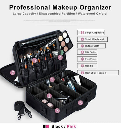 Make Up Bag Professional Makeup Case Makeup Cosmetic Case Storage Bag