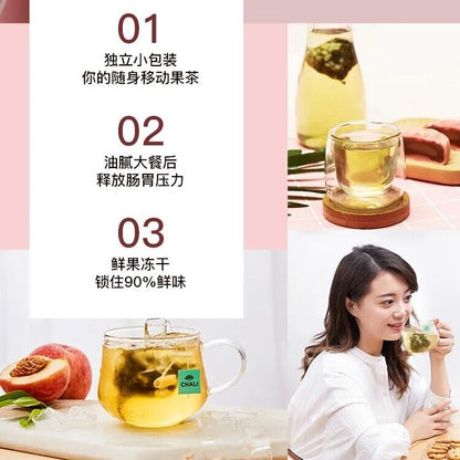 Peach Oolong Tea Hot Cold Brew Tea Fruit Tea 3g*15bags 茶里蜜桃乌龙茶 花果茶水果茶白桃乌龙茶叶冷泡茶