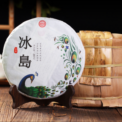 357g Yunnan Puerh Raw Tea Cake Lincang Iceland Pu-erh Sheng Tea Pu'er Green Tea
