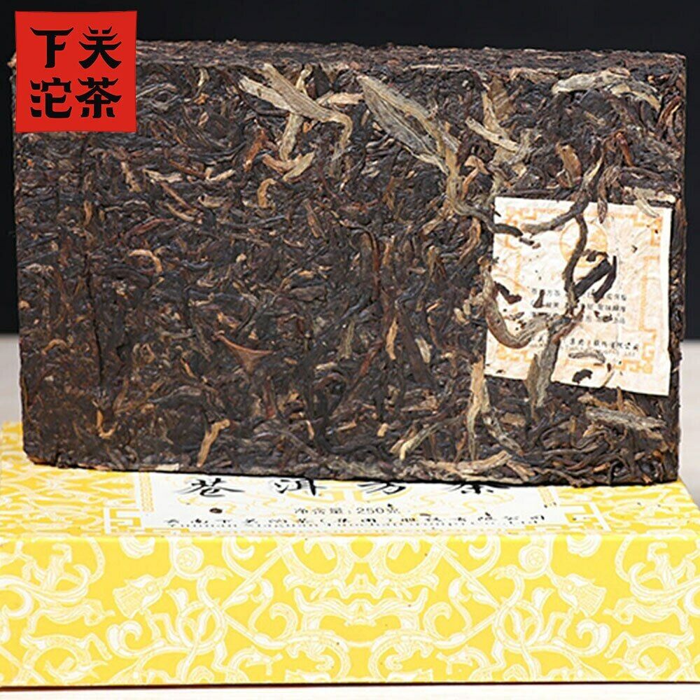 2011 Xiaguan Sheng Puerh Cang Er Fangzhuan Brick Aged Raw Puer 250g