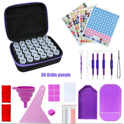 Diamond Painting Tools Kits Diamond Paint Container Storage Box Handbag