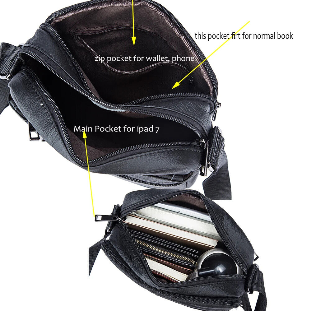 Men's Shoulder Bags Men's Bag Black Crossbody Bags Men Flap Man Messenger Bag