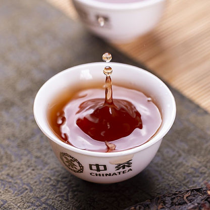 COFCO Puerh Tea Yunnan Feng Yuan Jiarui Sticky Scented Puerh Ripe Tea Cake 357g