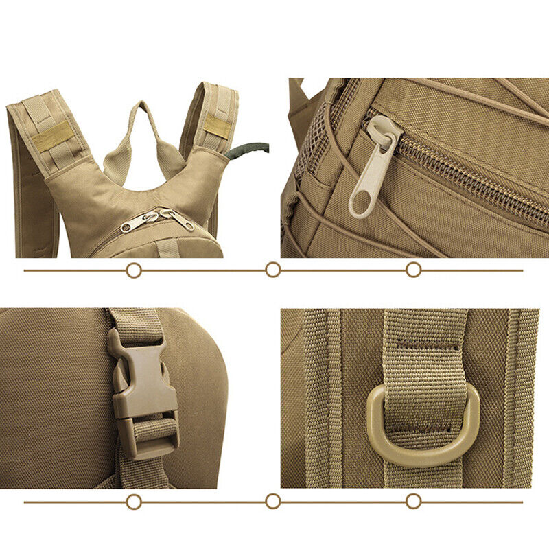 Tactical Backpack Water Bag Backpack Hiking Military Pouch Camping Daypack