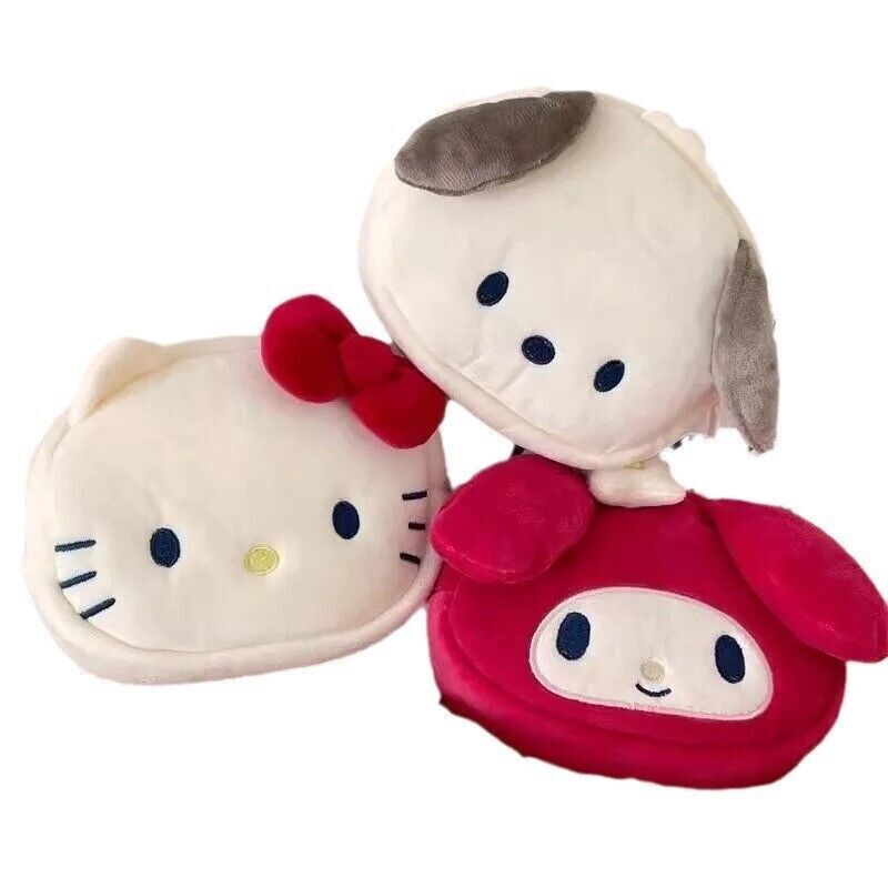 HelloKitty Plush Makeup Bag Zero Wallet Cartoon Cute Girl Storage Bag
