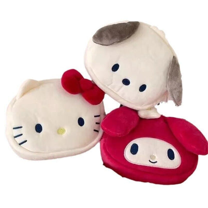 HelloKitty Plush Makeup Bag Zero Wallet Cartoon Cute Girl Storage Bag