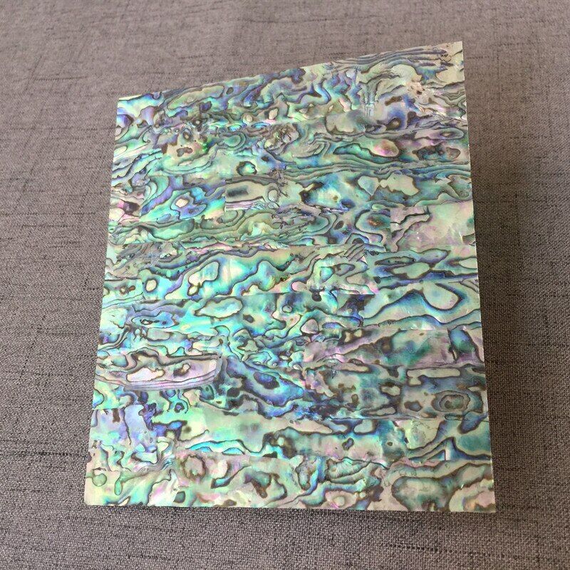 Abalone Shell Sheets Natural Mother Of Pearl Laminate Craft Carved Inlay 14x12cm