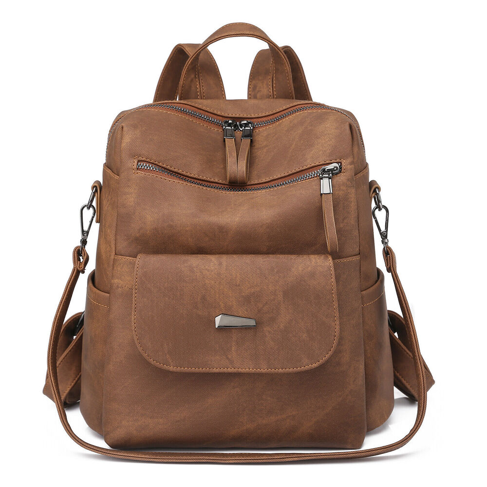 Fashion Leather Backpack Purse Convertible Travel Shoulder Satchel PU Handbags