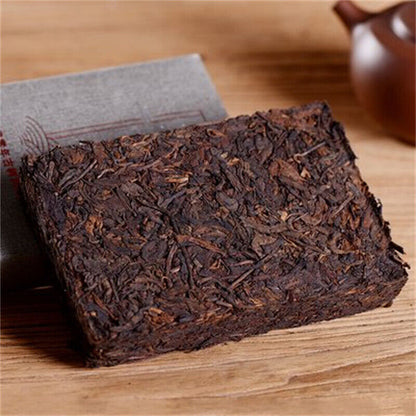 Natural 40g Pu'er Tea Brick Ancient Tree Rock Sugar Sweet Ripe Pu-Erh Tea Health