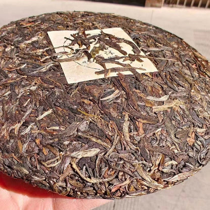 357g Yunnan Puerh Raw Tea 2005 Aged Raw Pu'er Cake Tea Premium Old Pu-erh Tea