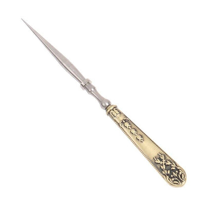 Sewing Awl Stainlless Steel Leather Punch Hole Tool Round Crafts Embroidery 12cm