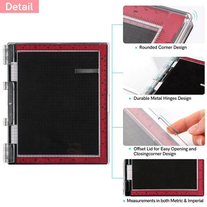 Precision Stamping Tools 3Pcs Red Rubber Positioner Platform Foam Mat Bar Magnet
