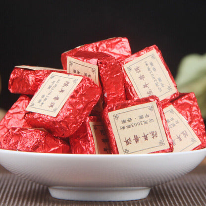 Top-Grade Small Golden Brick Pu'er Tea Square Brick Cooked Tea Black Tea 500g