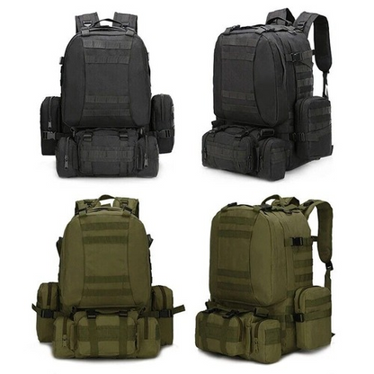 Tactical Backpack 4 in 1 Military Army Backpack Sport Bag Hiking Camping Travel