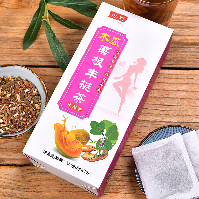 150g Papaya kudzu tea plumping tea plump woman tea goddess tea health bag tea