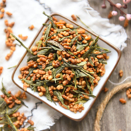 Organic Genmaicha * Japan Roasted Brown Rice Green Tea