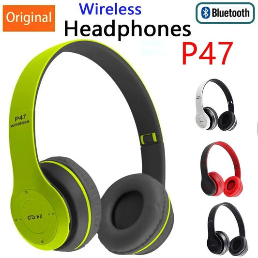 5.0 Wireless Bluetooth Headset Headphones Foldable Stereo Super Bass Earphones