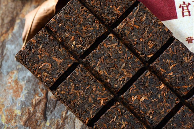 Mature Tea 80g Brick Pu He Healthy Drink Brick Tea Yunnan Puerh Tea Quality-