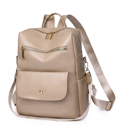 Fashion Womens PU Leather Rucksack Shoulder Bag Backpack Handbag Travel Bag
