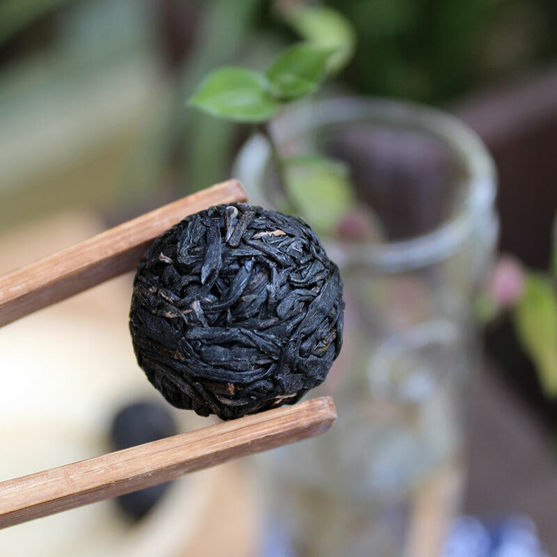250g Jing Mai Zi Juan Long Zhu Pu-erh Tea Tuo Raw Puer Tea Pu'er Purple Leaf