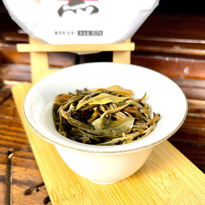 357g Mahei Gushu Pu'er Tea First Spring Pu'er Raw Tea Yiwu Old Gushu Tea Cake